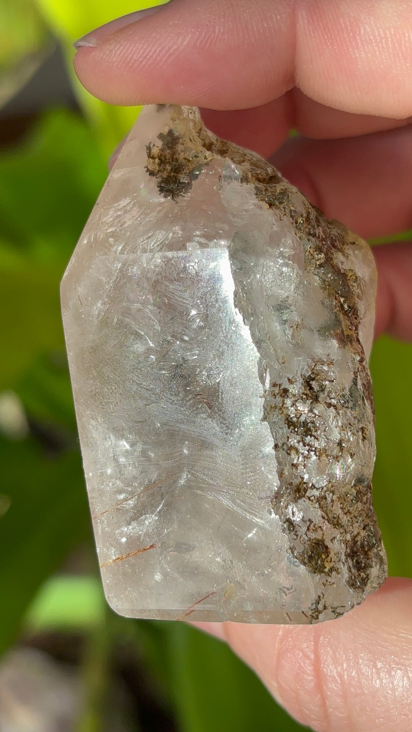 Garden Quartz & Rutile Tower