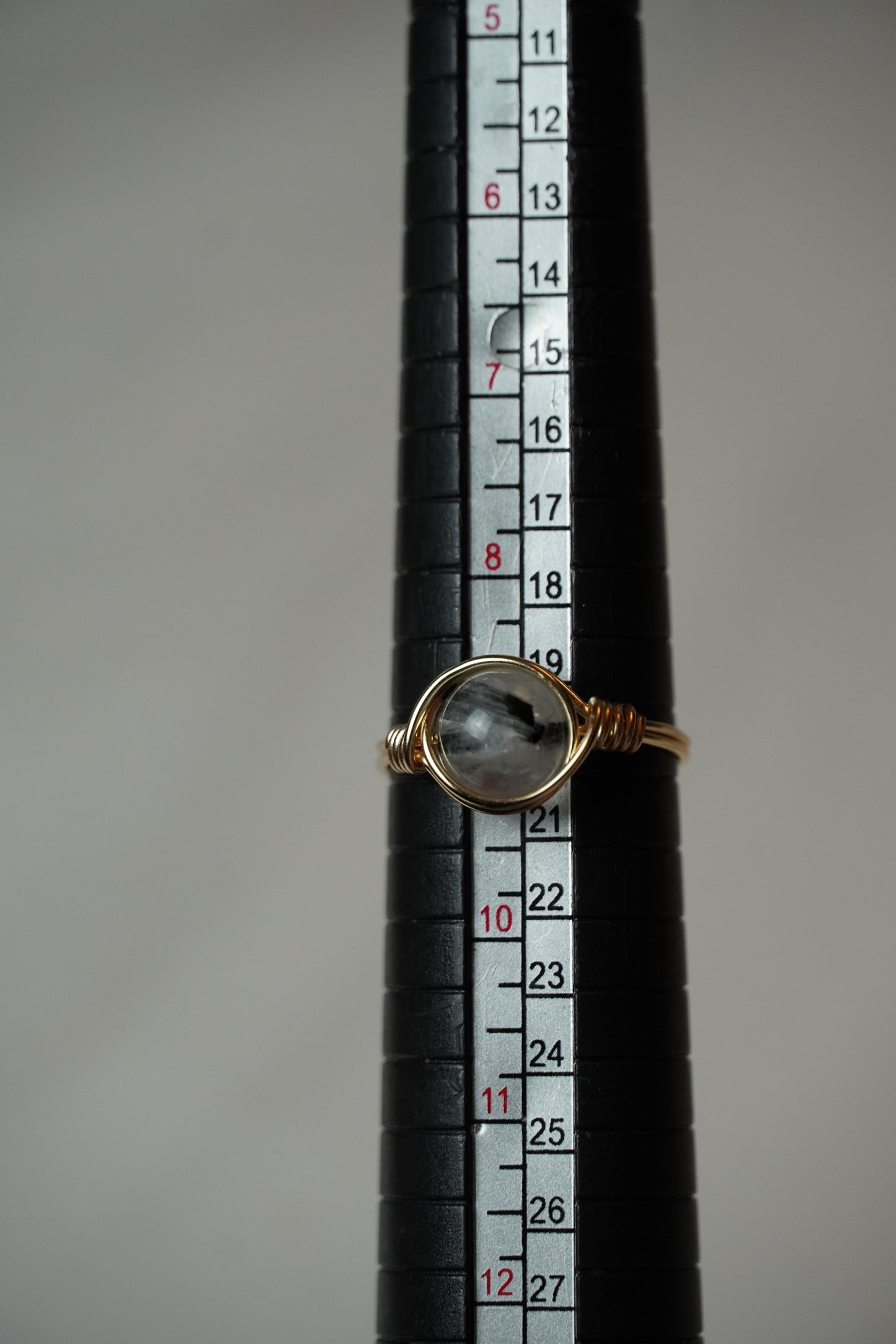 Gold Tourmalinated Quartz Size 9
