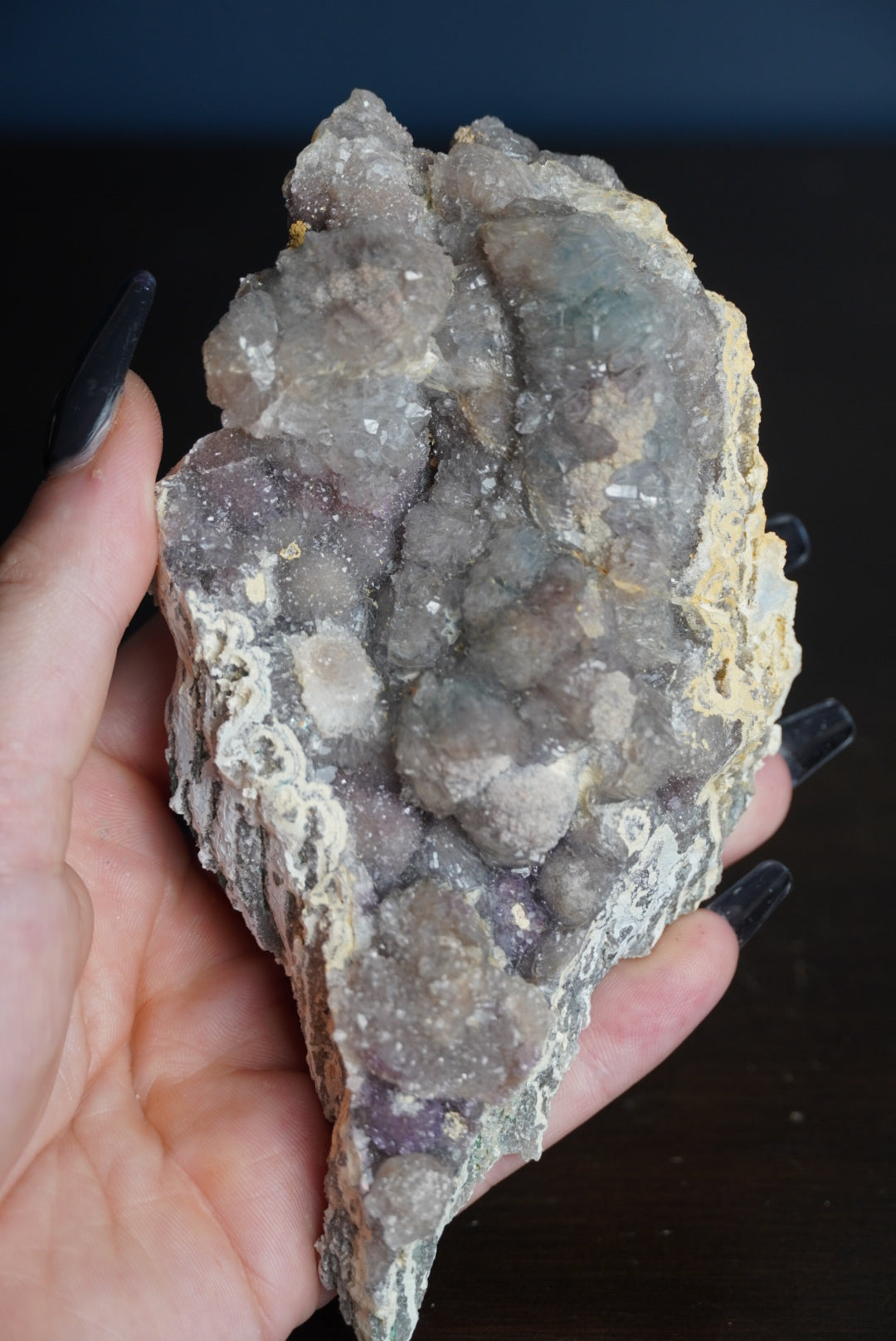 Amethyst Flower Druzy