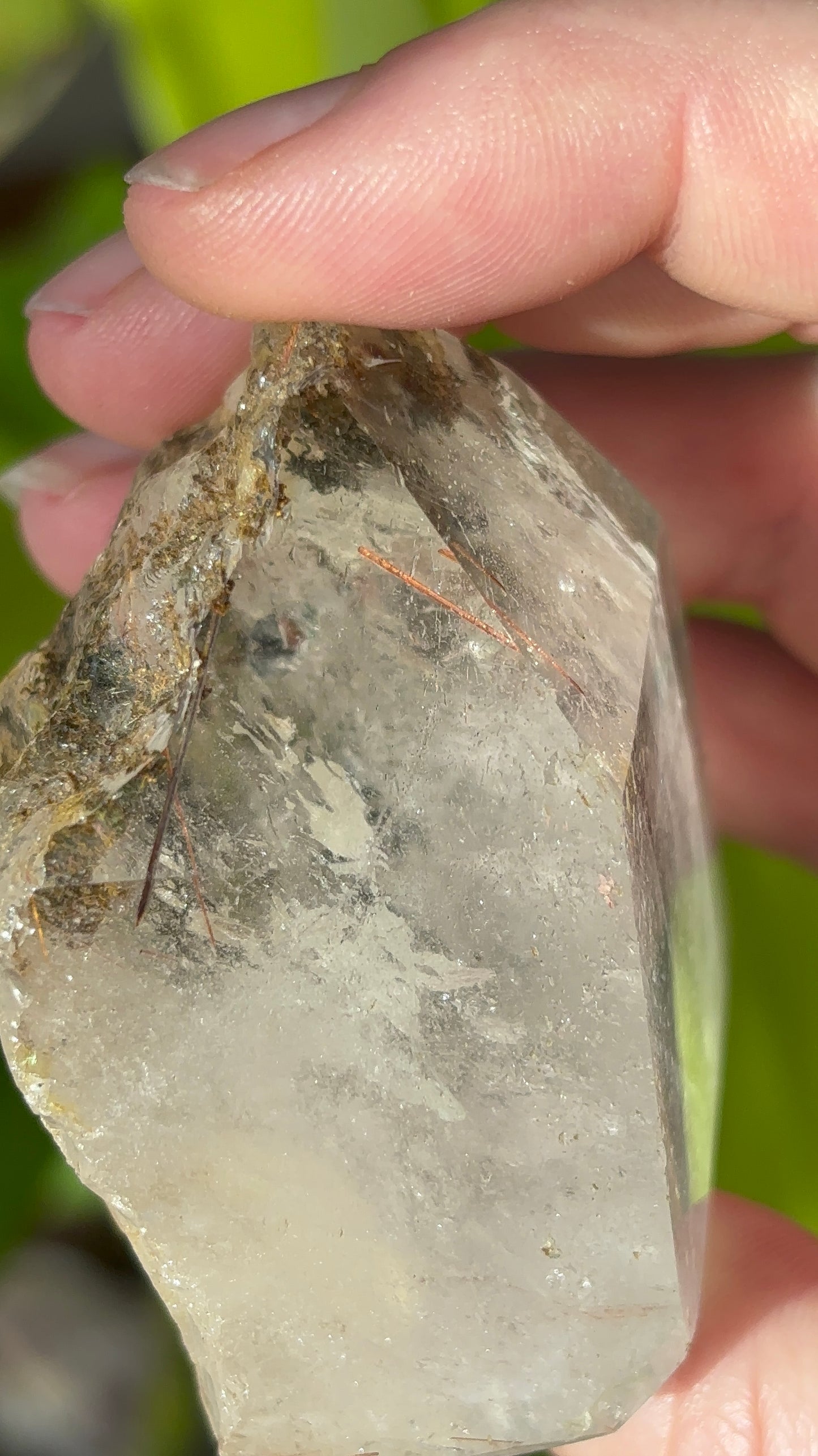 Garden Quartz & Rutile Tower