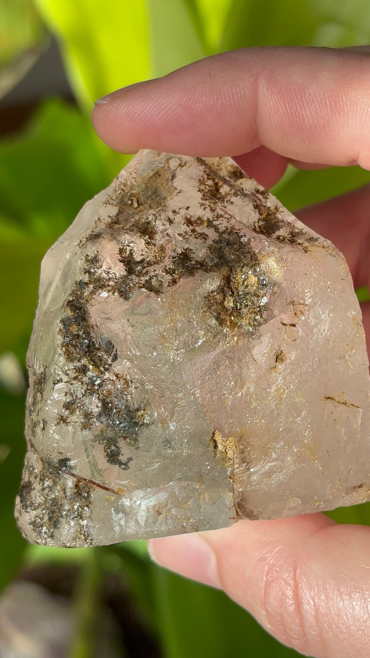 Garden Quartz & Rutile Tower