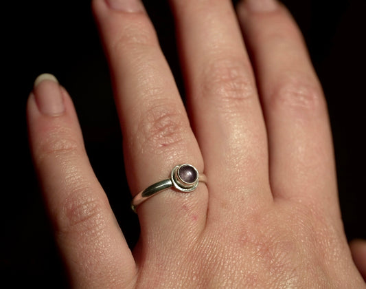 Amethyst Sterling Silver Ring