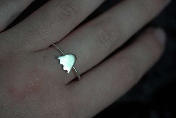 Sterling Silver Ghost Ring