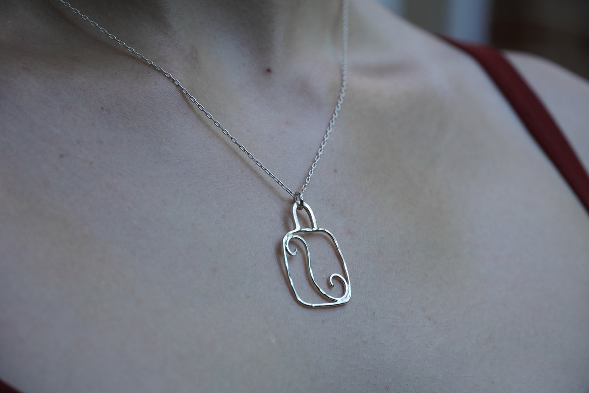 Sterling Silver Swirl Pendant