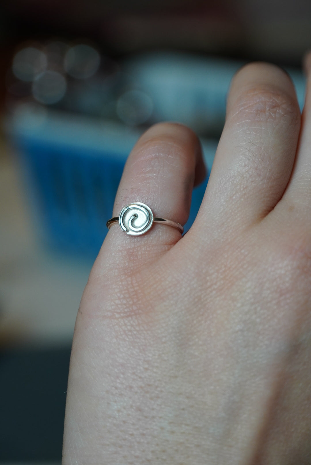 Swirl Silver Ring