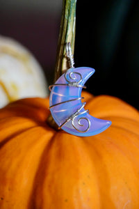 Opalite Crescent Moon