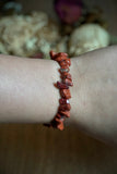 Red Jasper Chip Bracelet