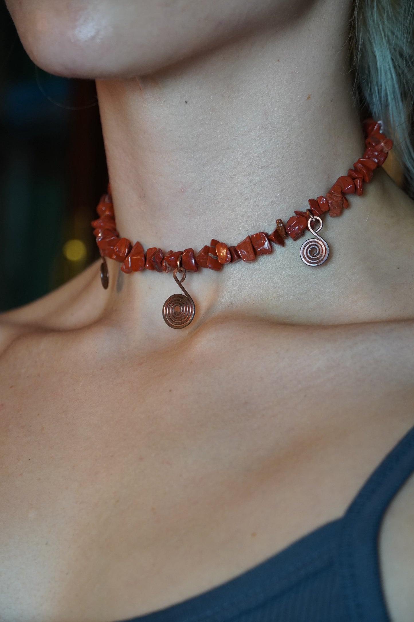 Red Jasper Choker