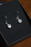Sterling Silver Moonstone Earrings