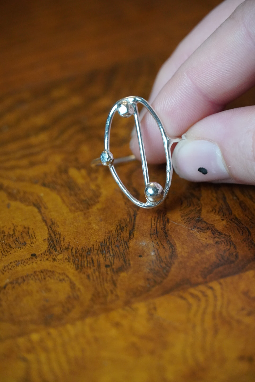 Eclectic Organic Silver Ring
