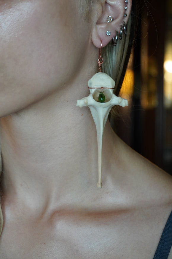 Deer Vertebrae Earrings
