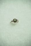 Silver Plated Labradorite Ring: Size 7