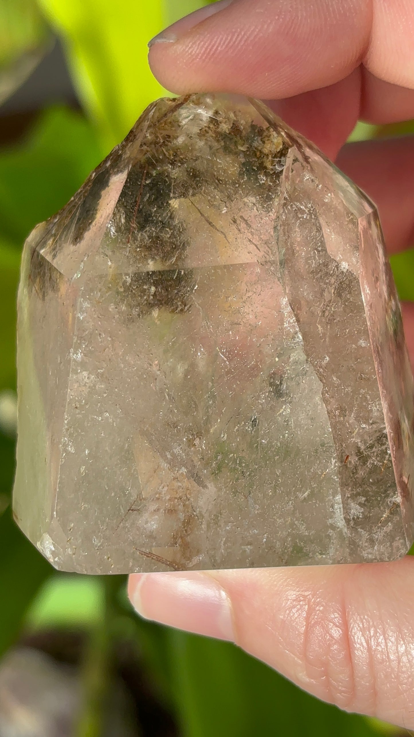 Garden Quartz & Rutile Tower