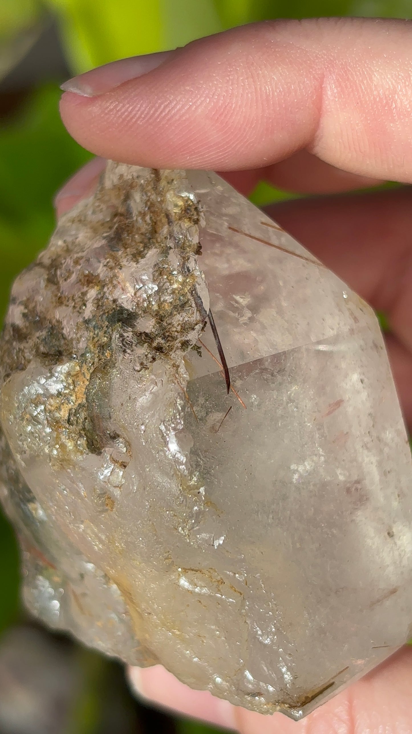 Garden Quartz & Rutile Tower
