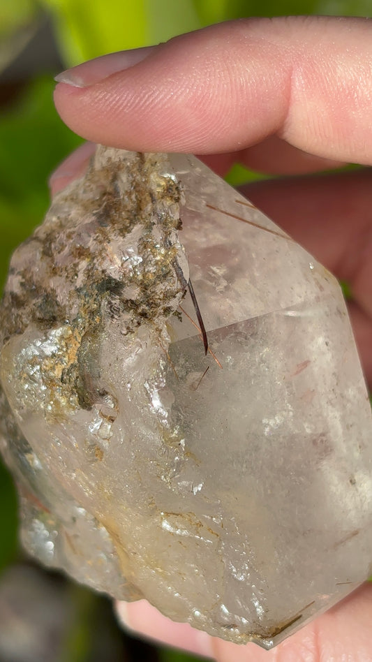 Garden Quartz & Rutile Tower