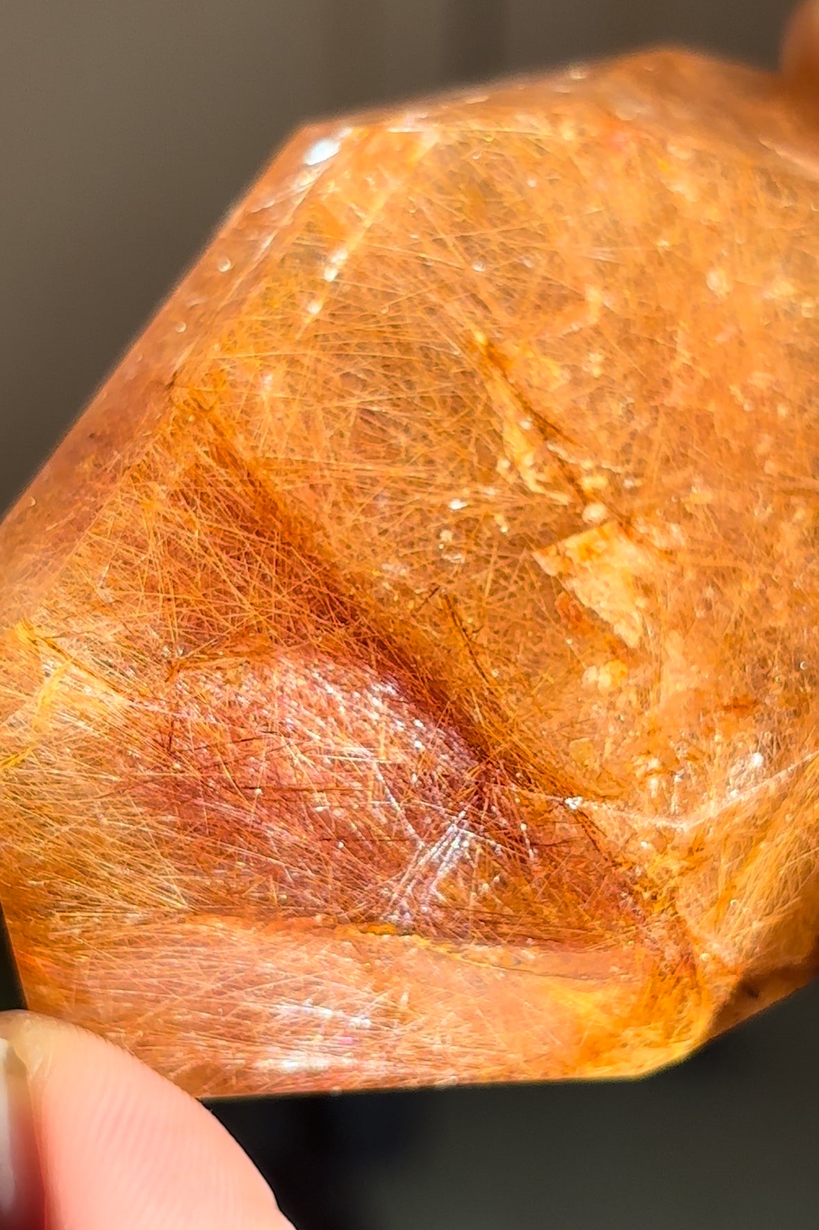 Red Rutile & Hematoid Quartz