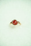 Gold Plated Carnelian Ring
