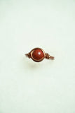 Red Jasper Copper Ring: Size 7