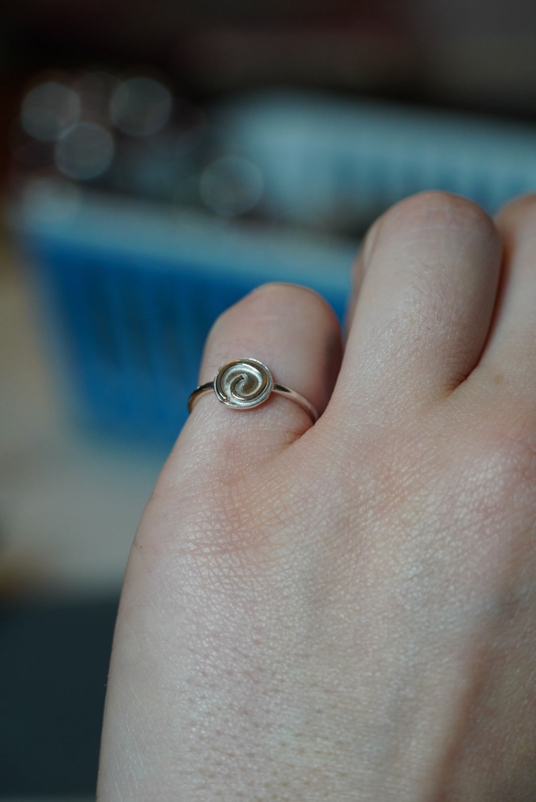 Swirl Silver Ring