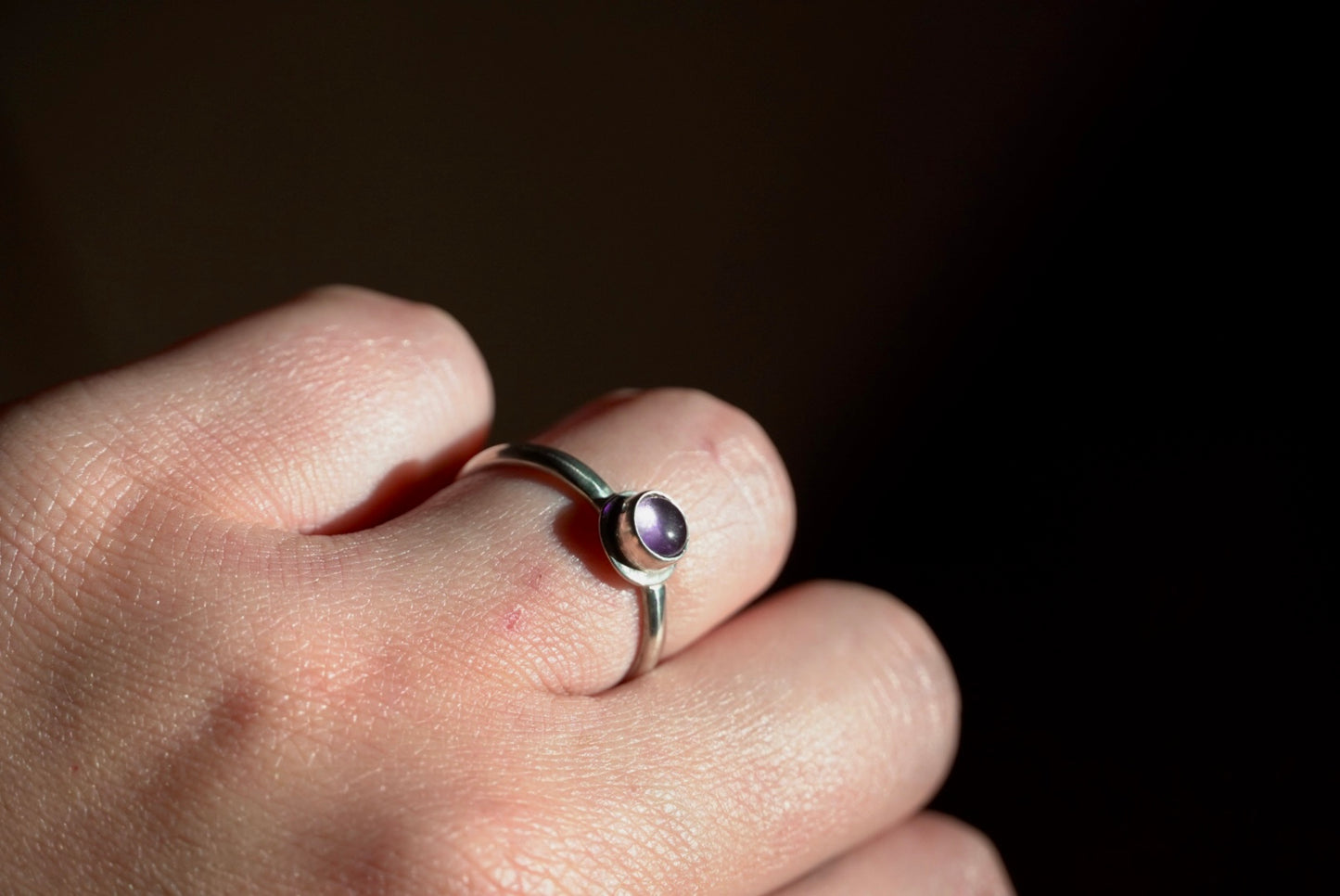 Amethyst Sterling Silver Ring