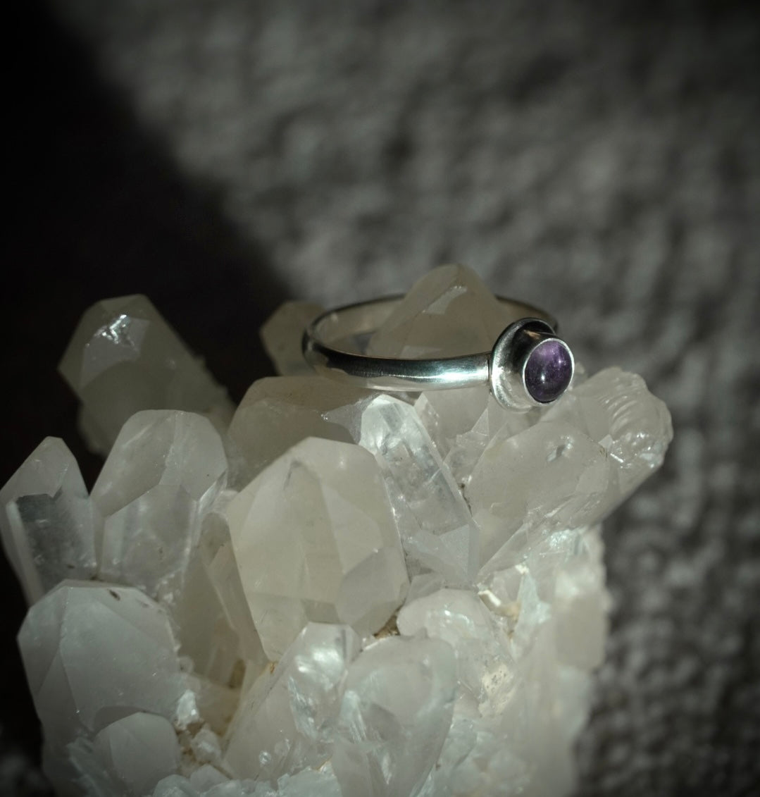 Amethyst Sterling Silver Ring
