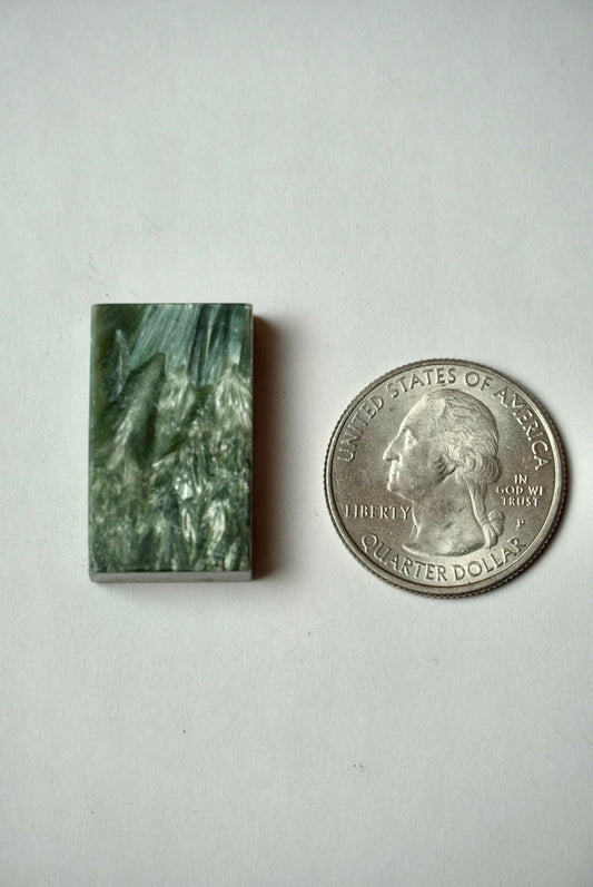 Seraphinite Rectangular Cabochon