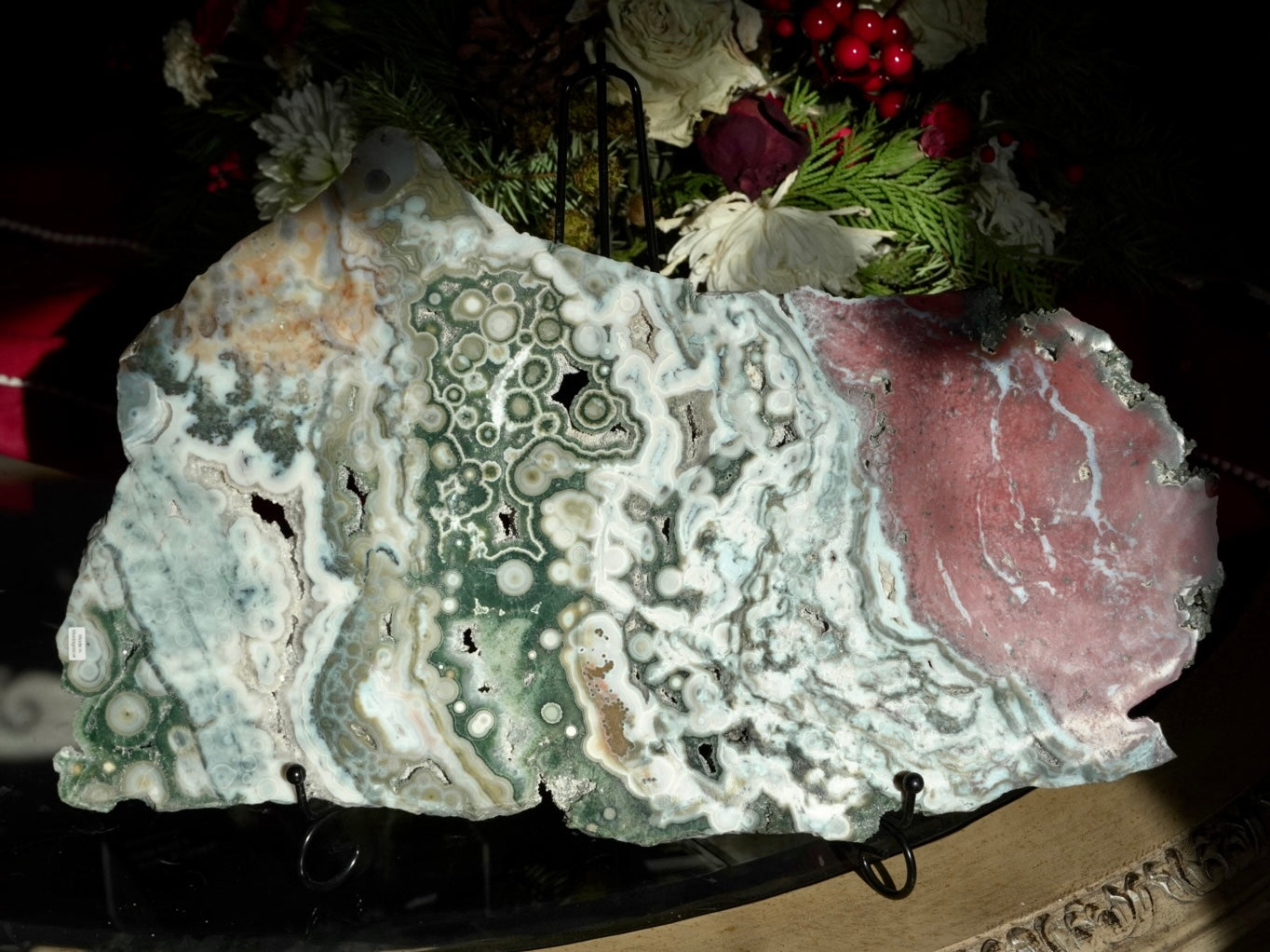 RARE 8th Vein Ocean Jasper X-Large Slab