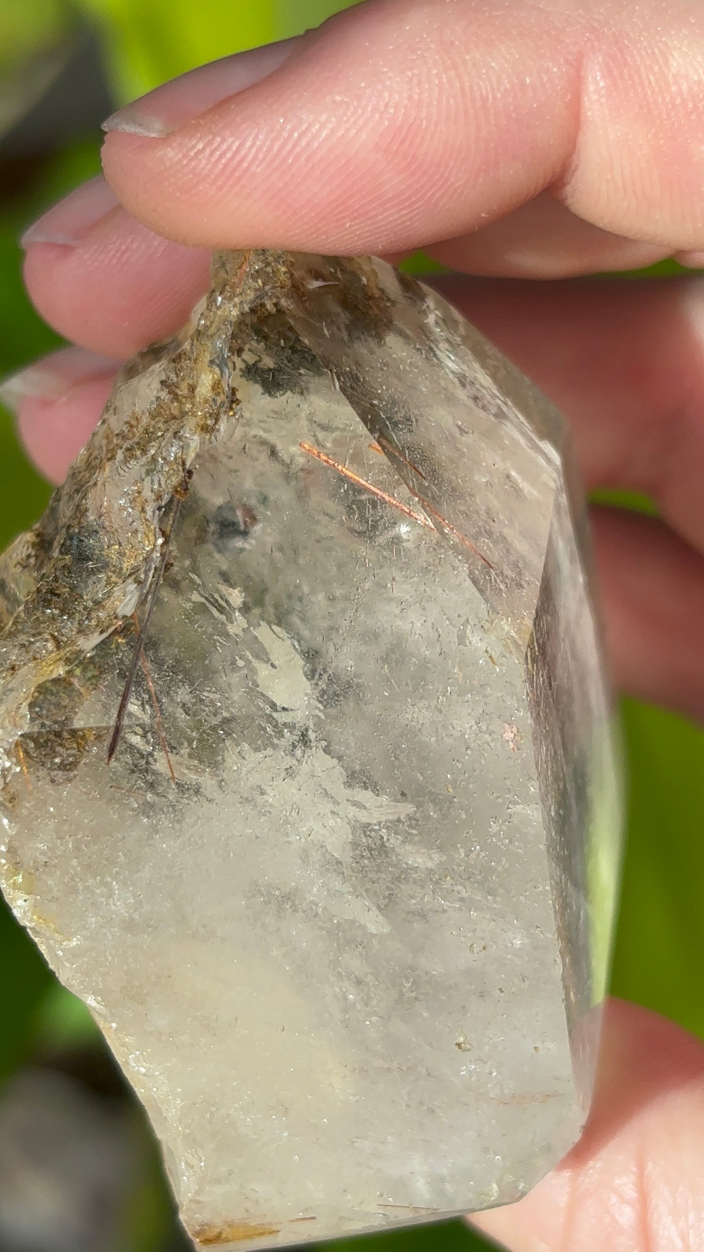 Garden Quartz & Rutile Tower