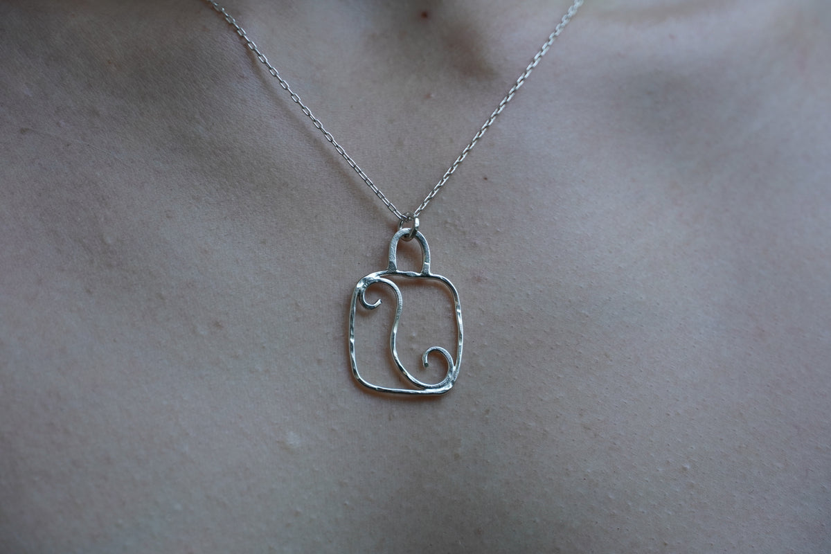 Sterling Silver Swirl Pendant