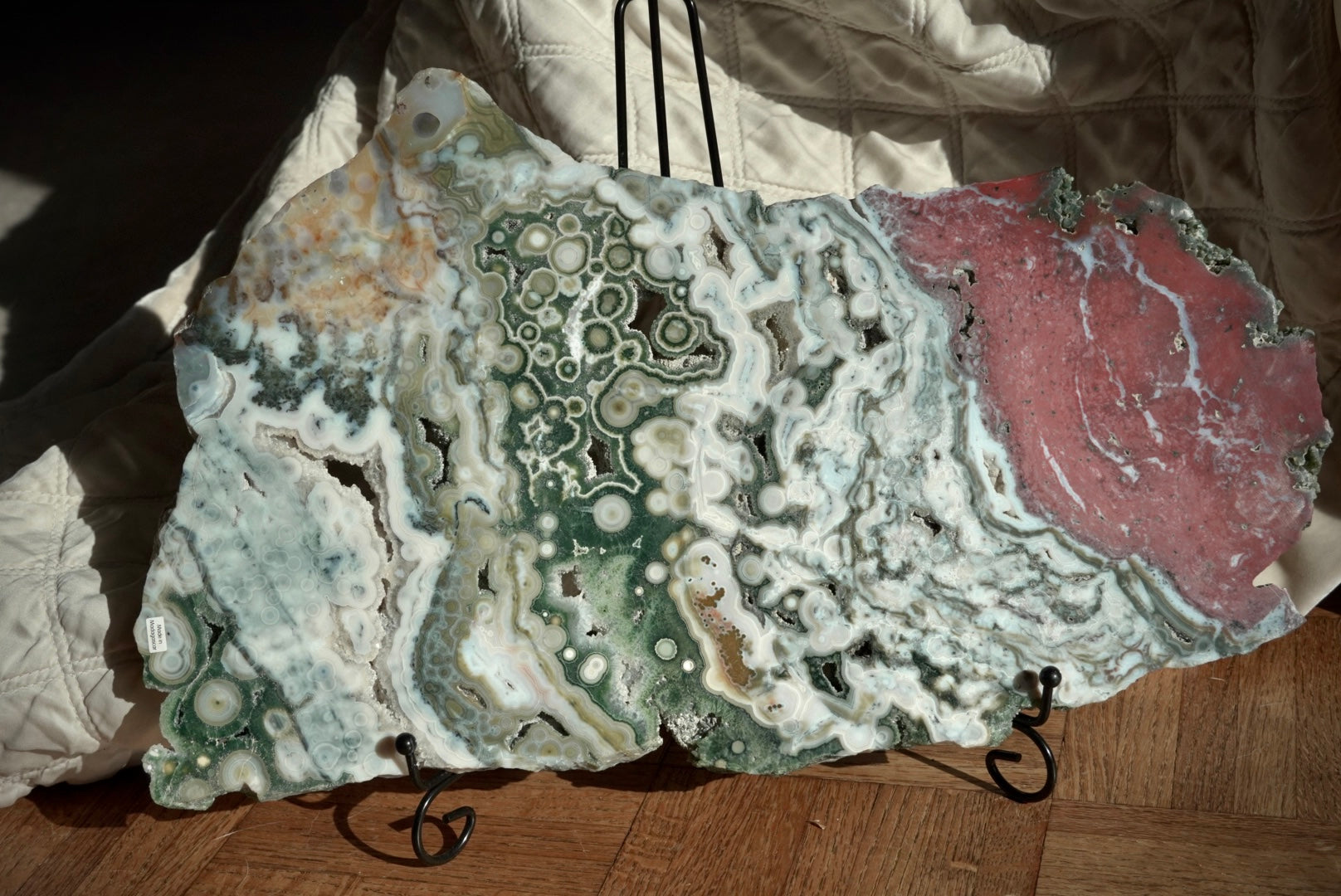 RARE 8th Vein Ocean Jasper X-Large Slab – Green Witch Mystics