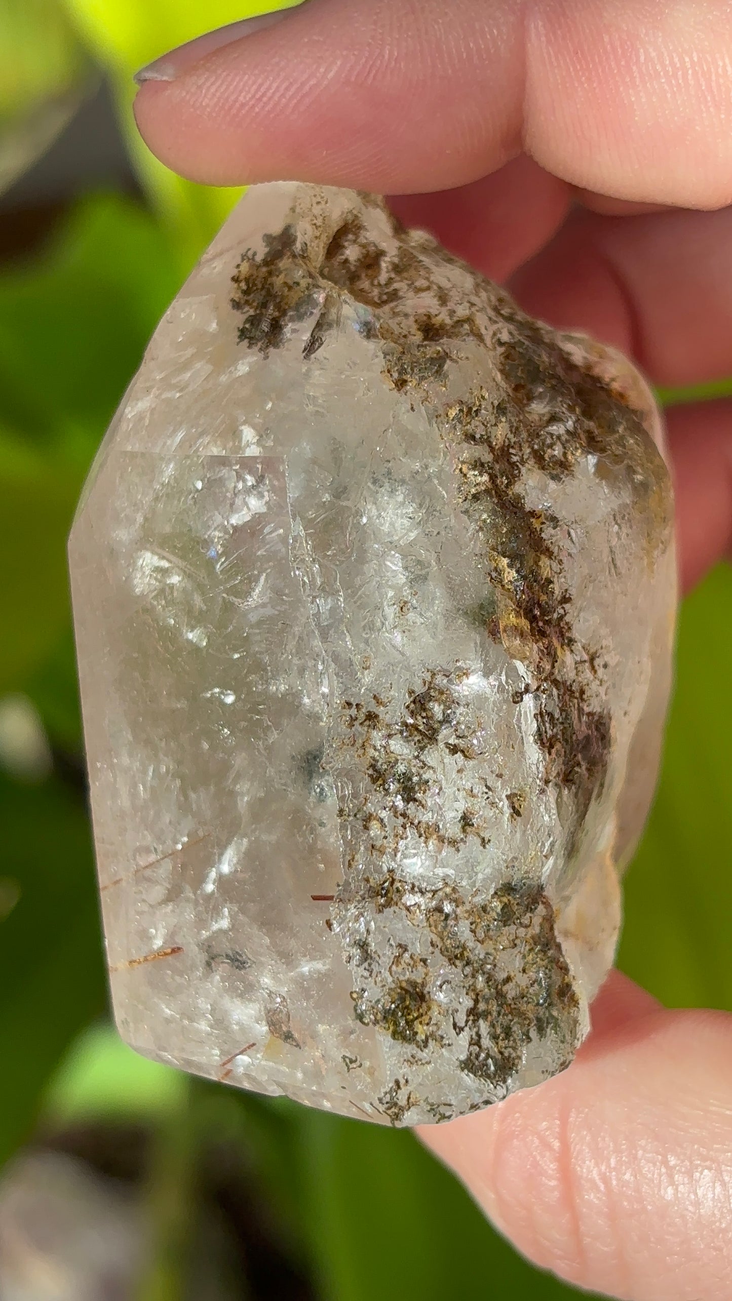 Garden Quartz & Rutile Tower