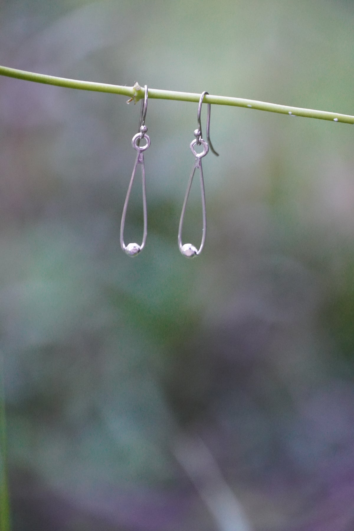 Sterling Silver Orb Earrings