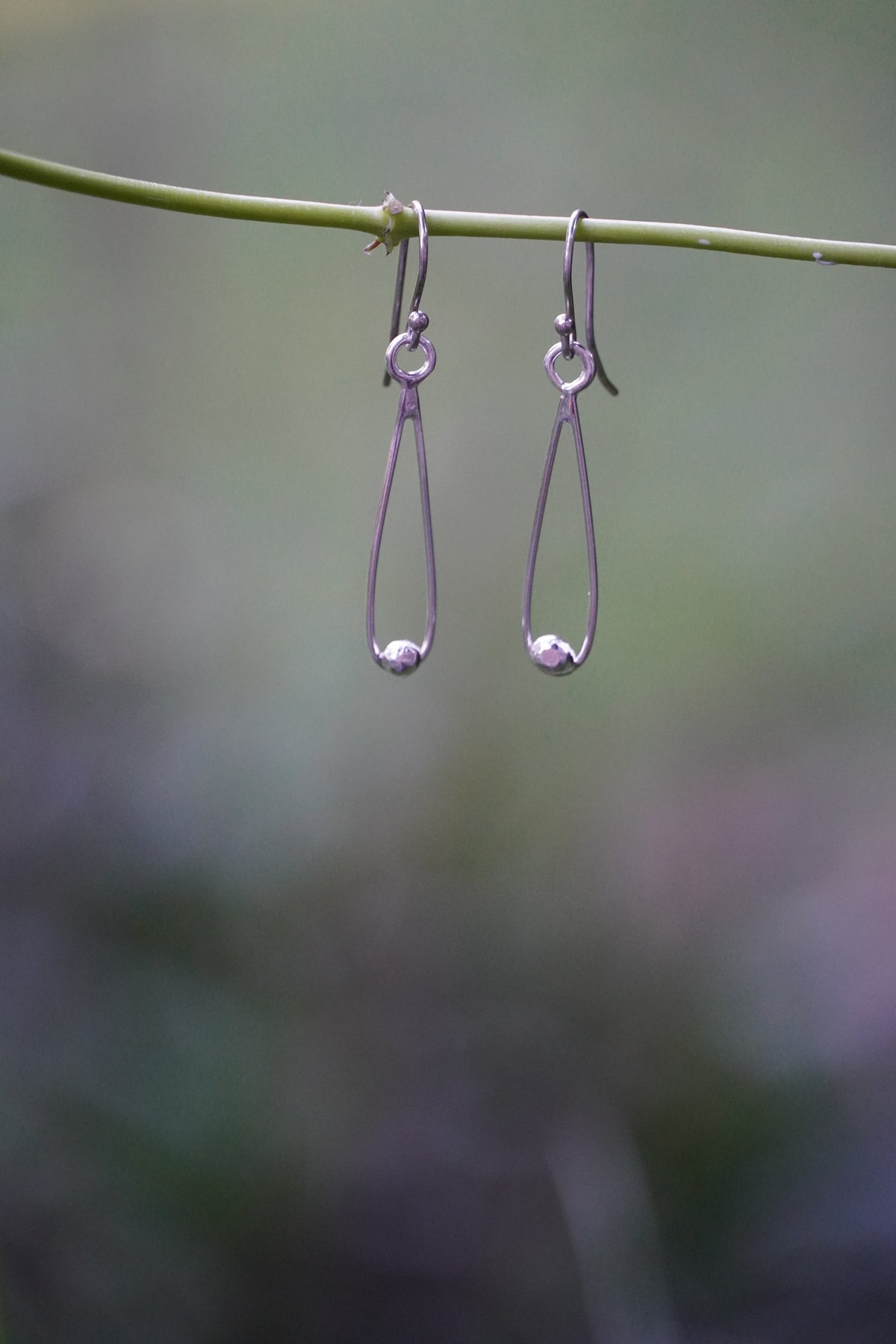 Sterling Silver Orb Earrings