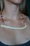 Rib & Carnelian Necklace