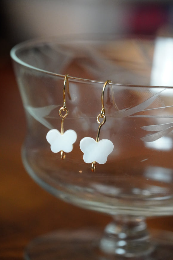 Glass Butterfly Earrings