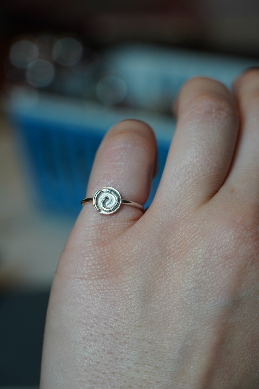 Swirl Silver Ring