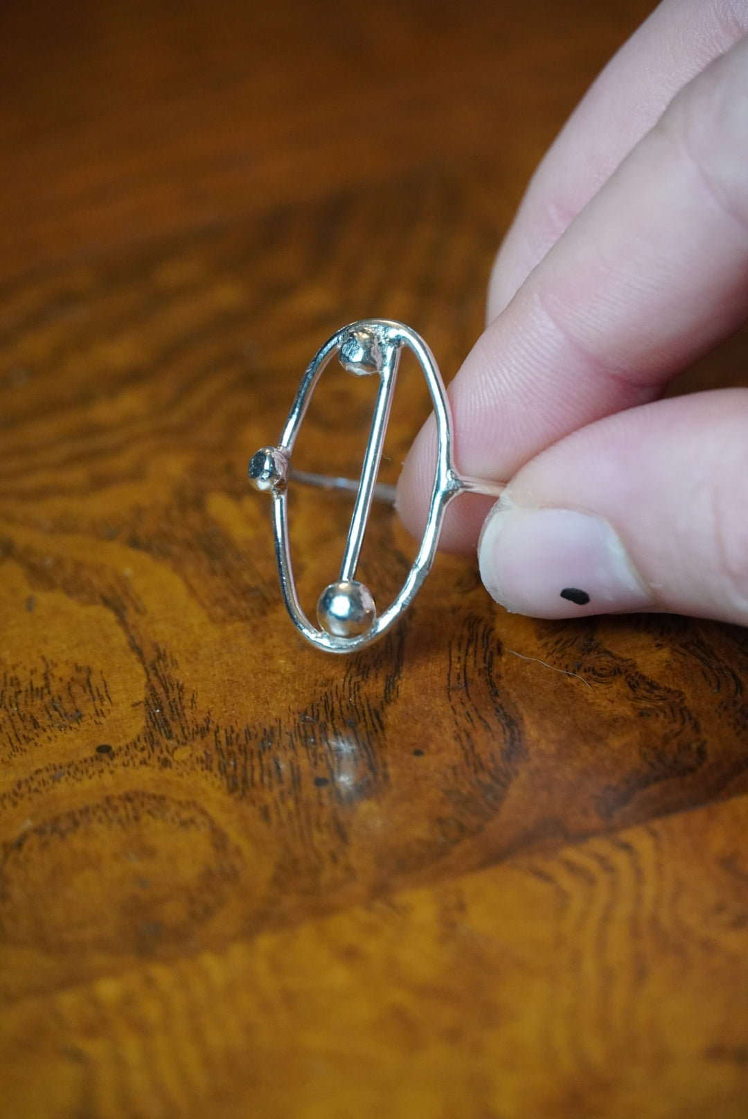 Eclectic Organic Silver Ring