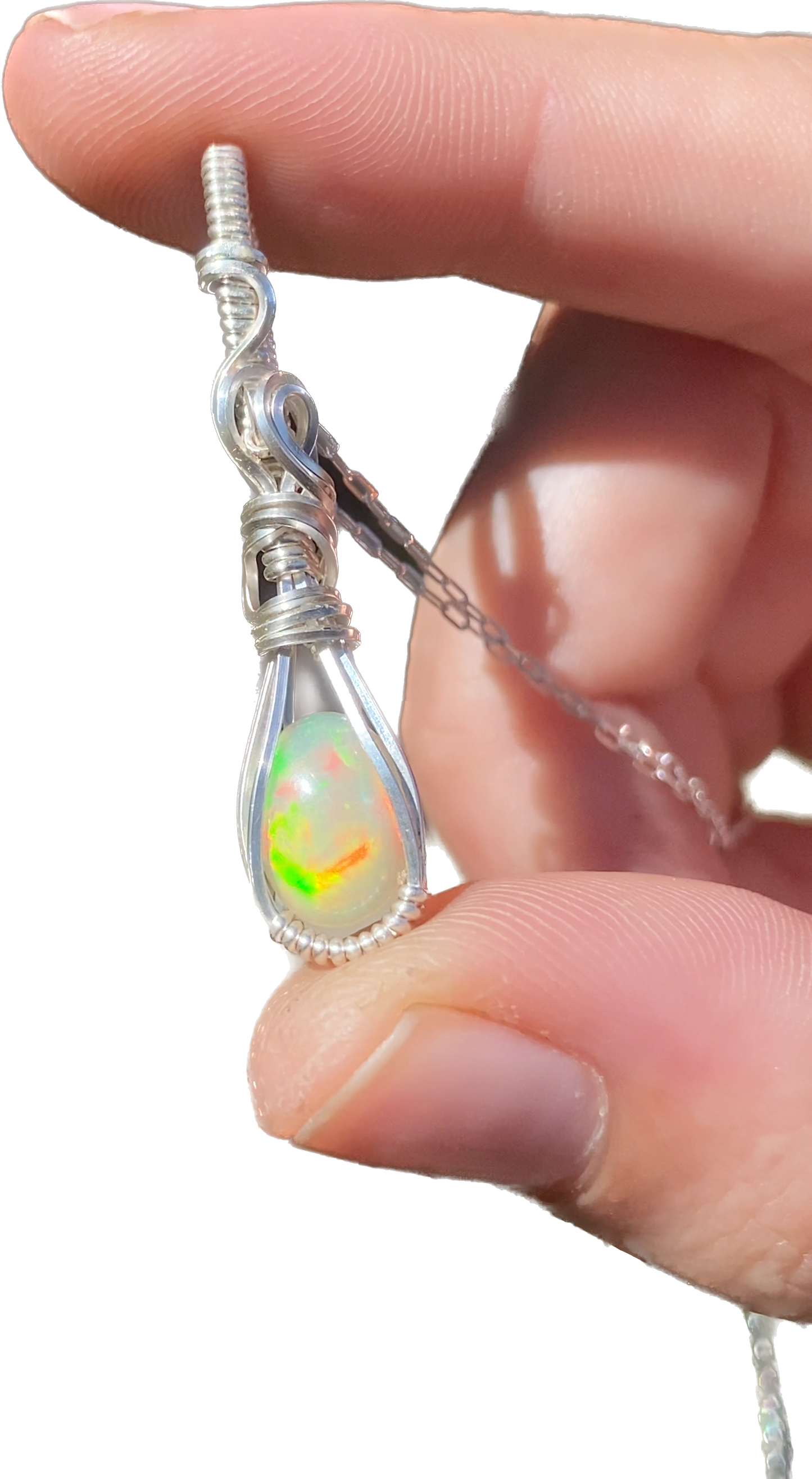 Ethiopian Opal in Sterling Silver