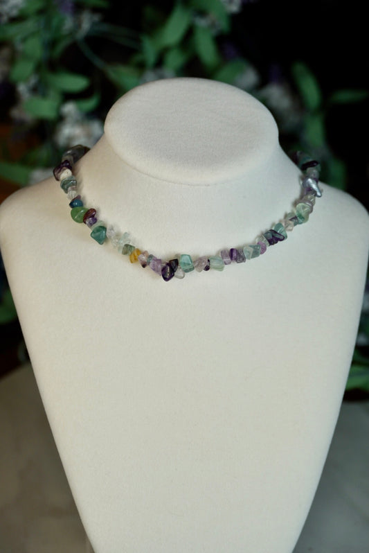 Fluorite Crystal Choker