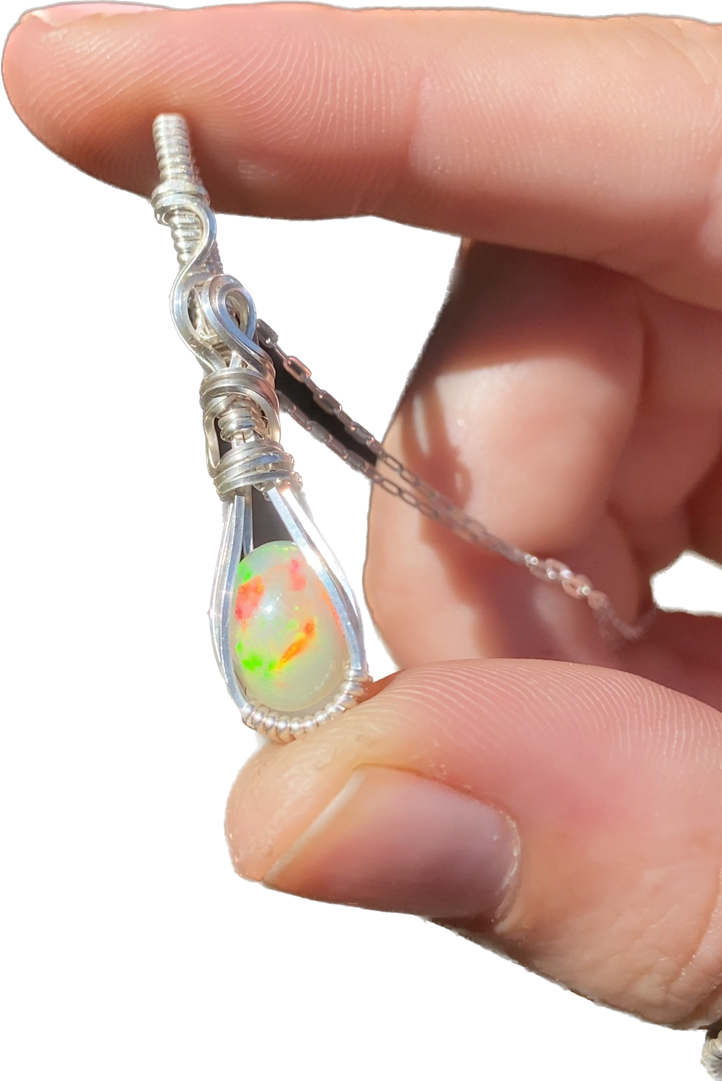 Ethiopian Opal in Sterling Silver