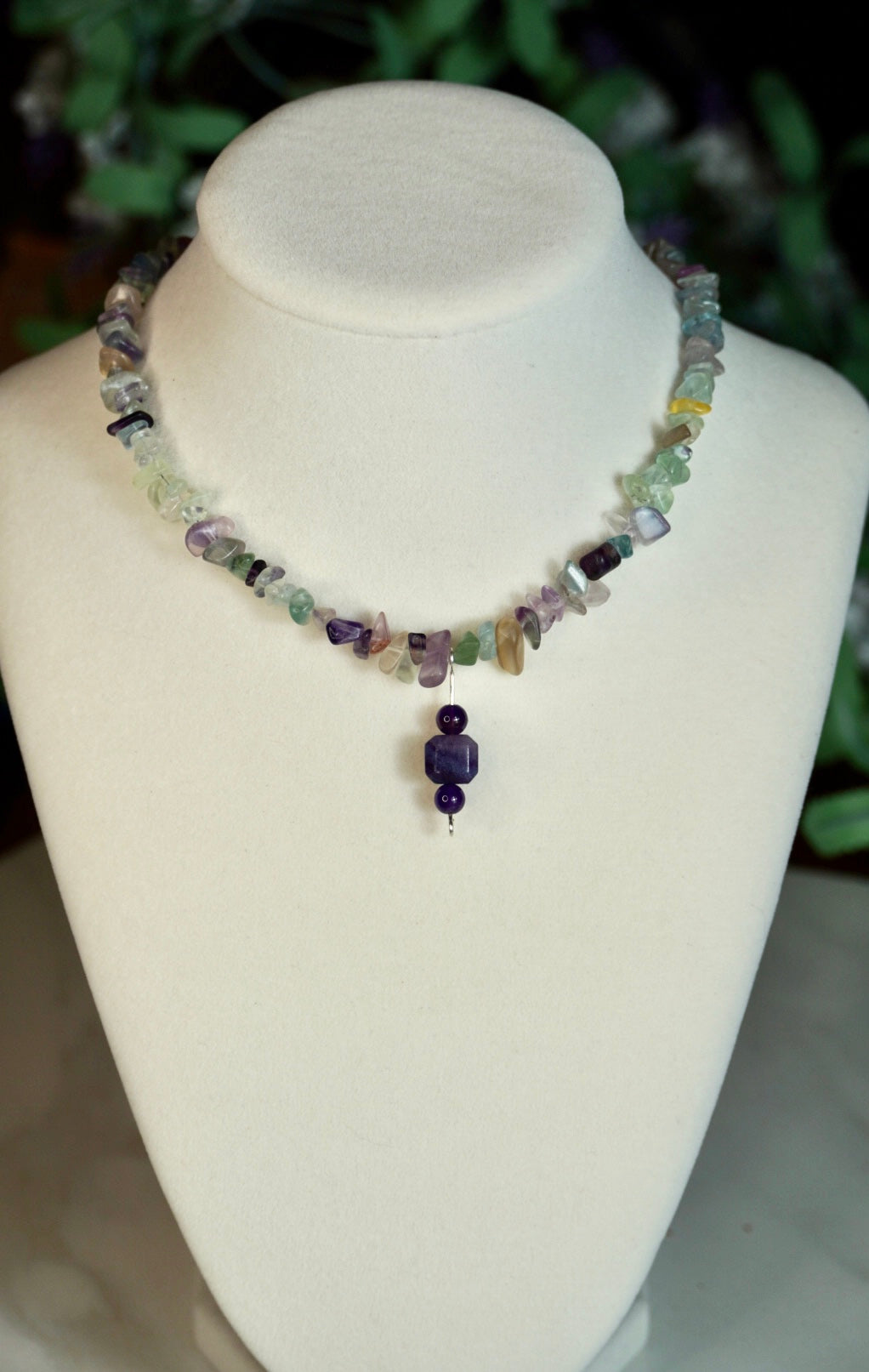 Fluorite Crystal Choker