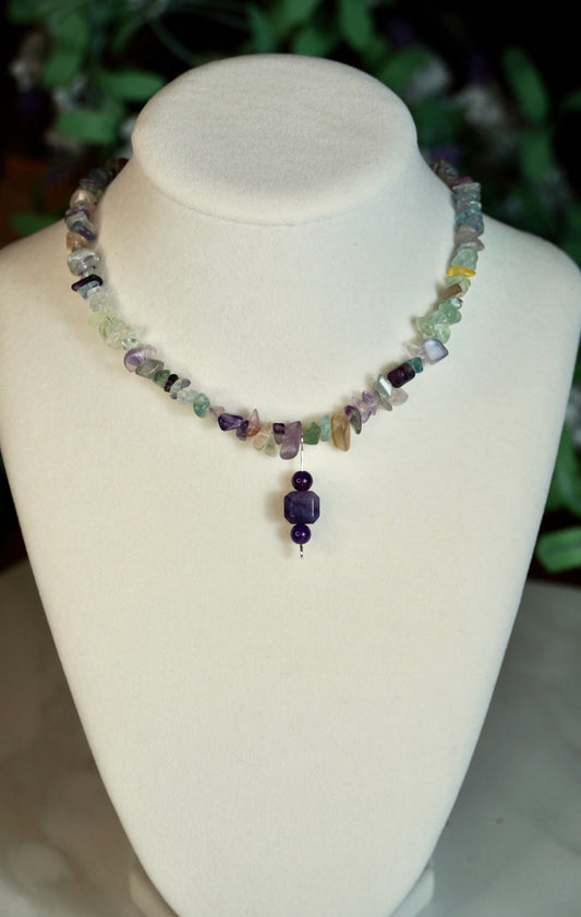 Fluorite Crystal Choker