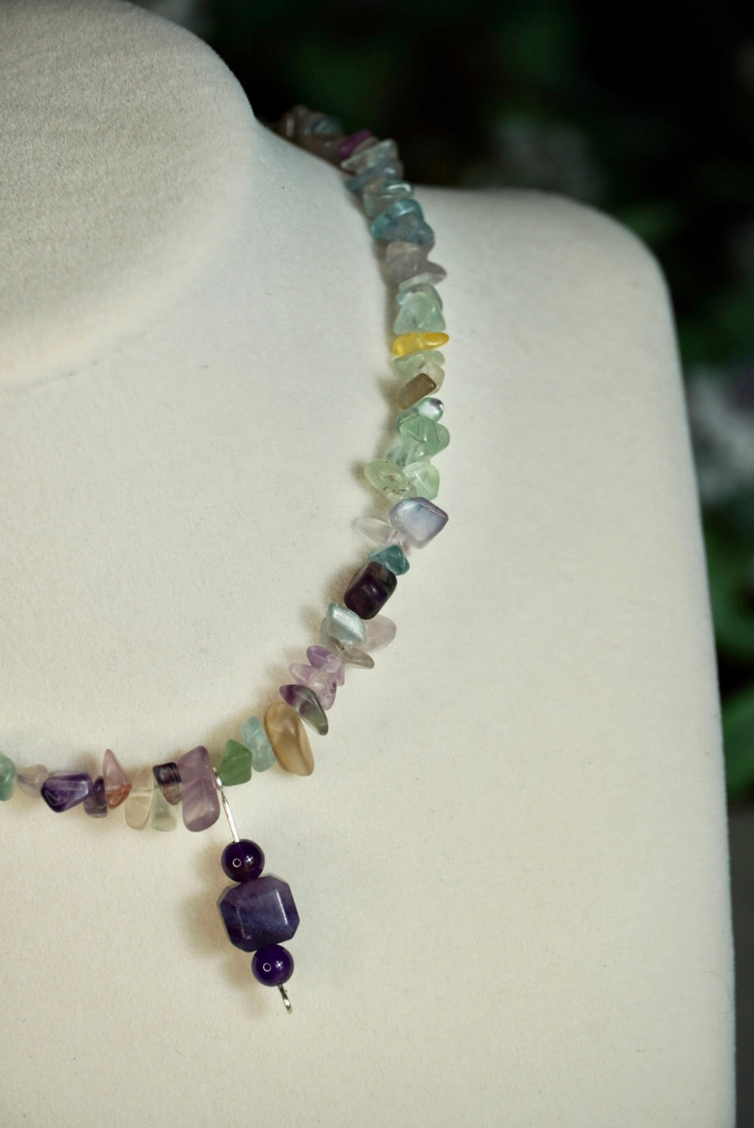 Fluorite Crystal Choker