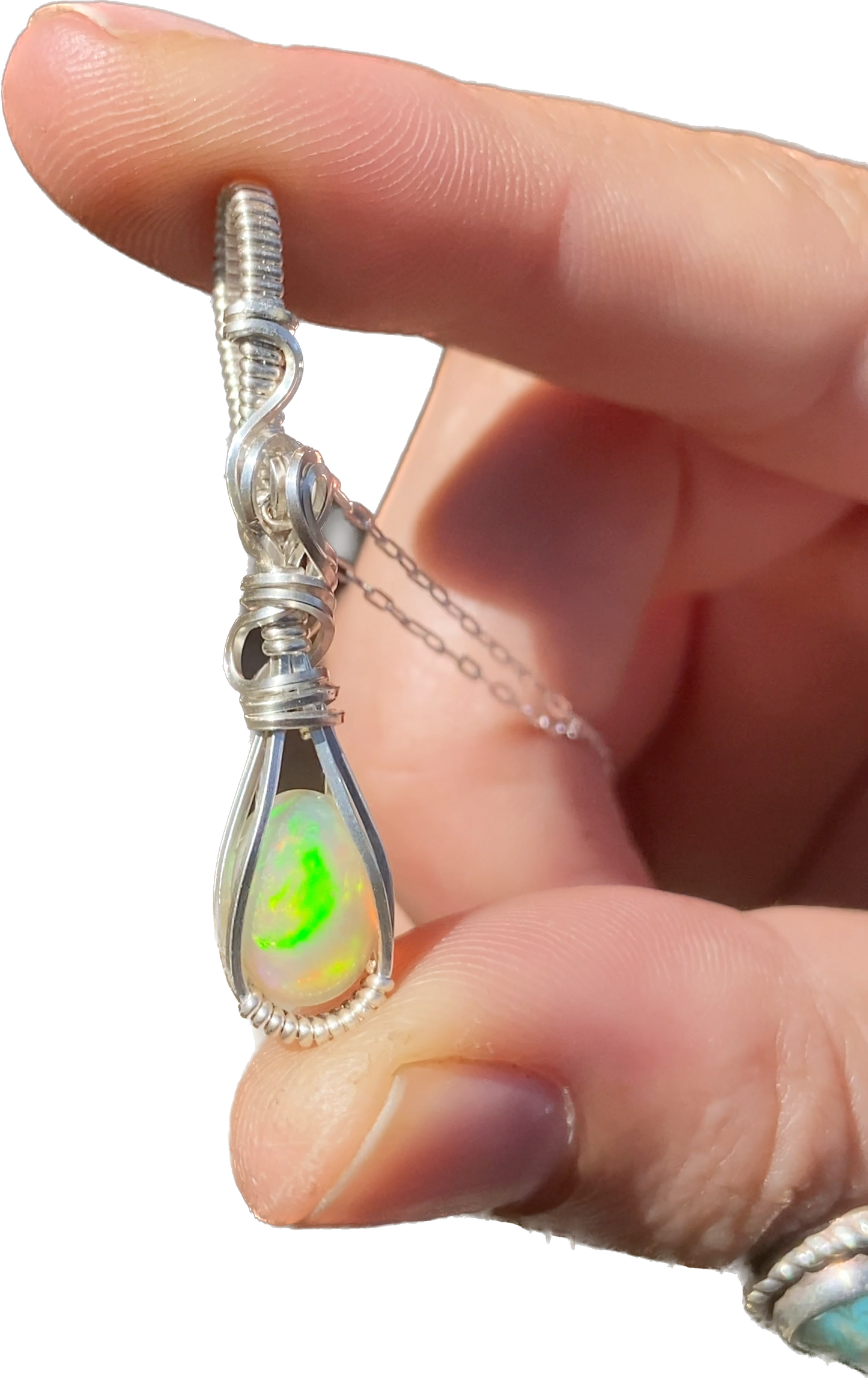Ethiopian Opal in Sterling Silver