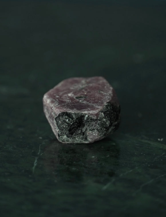 Ruby Record Keeper with Mica & Tourmaline