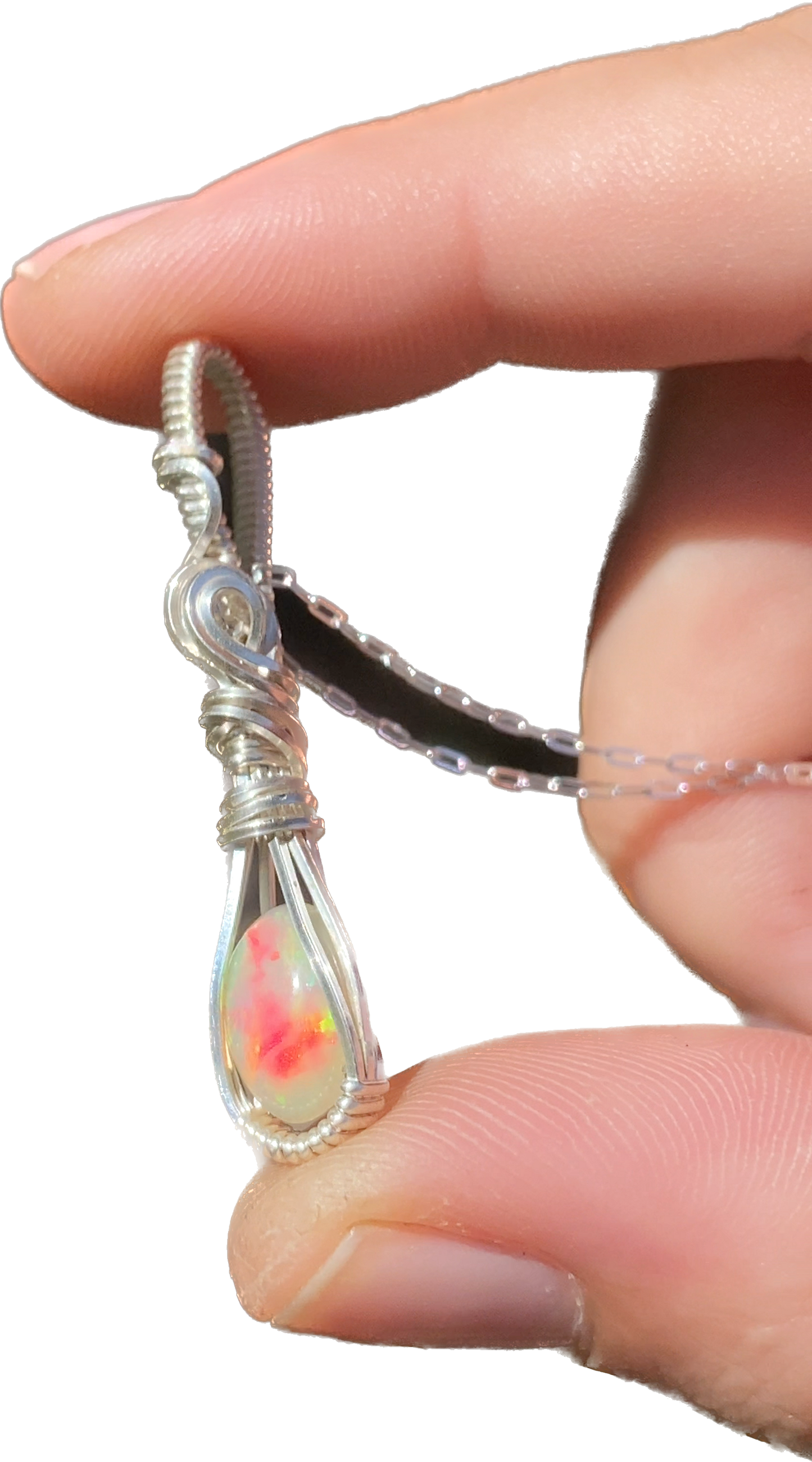 Ethiopian Opal in Sterling Silver