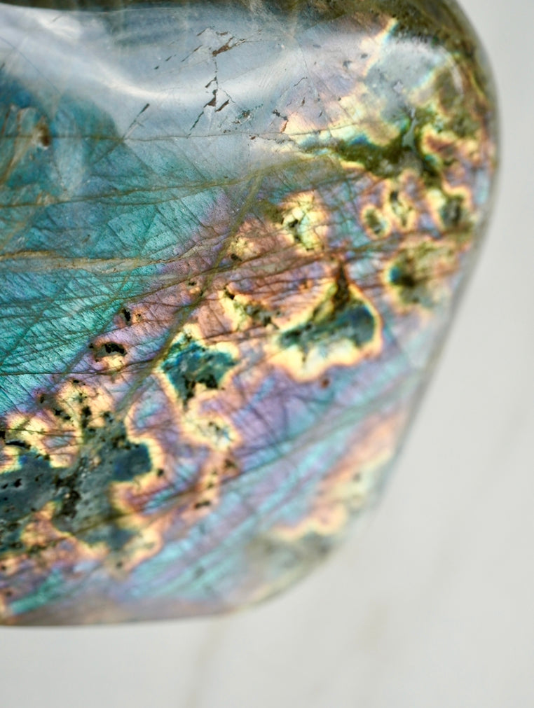 3.5LB Rainbow Labradorite Freeform
