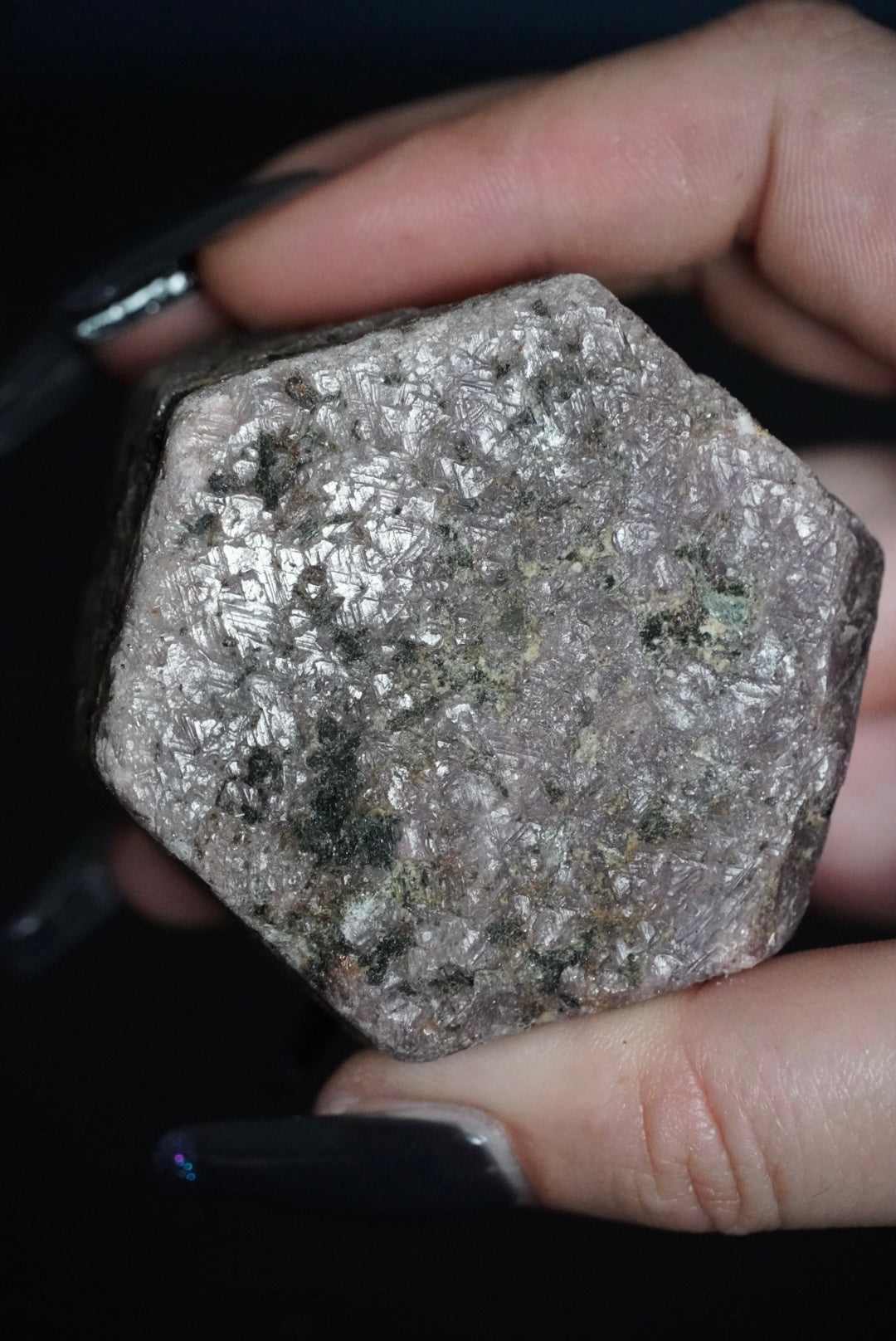 Ruby Record Keeper with Tourmaline & Mica