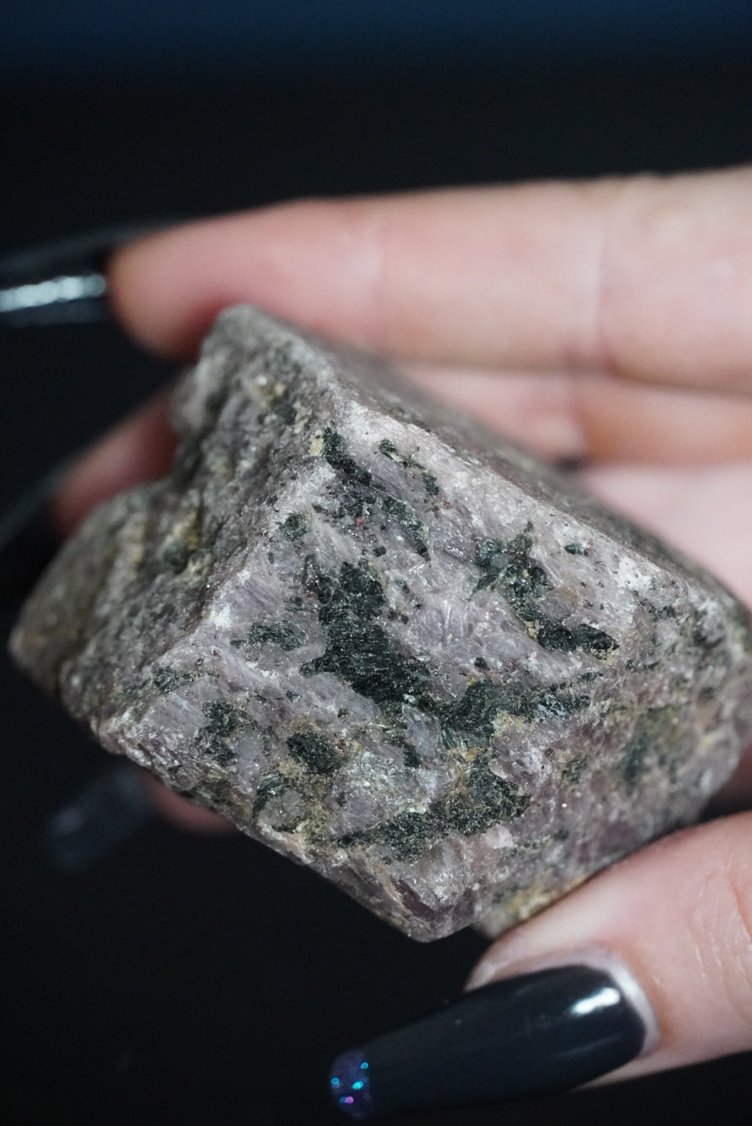 Ruby Record Keeper with Tourmaline & Mica