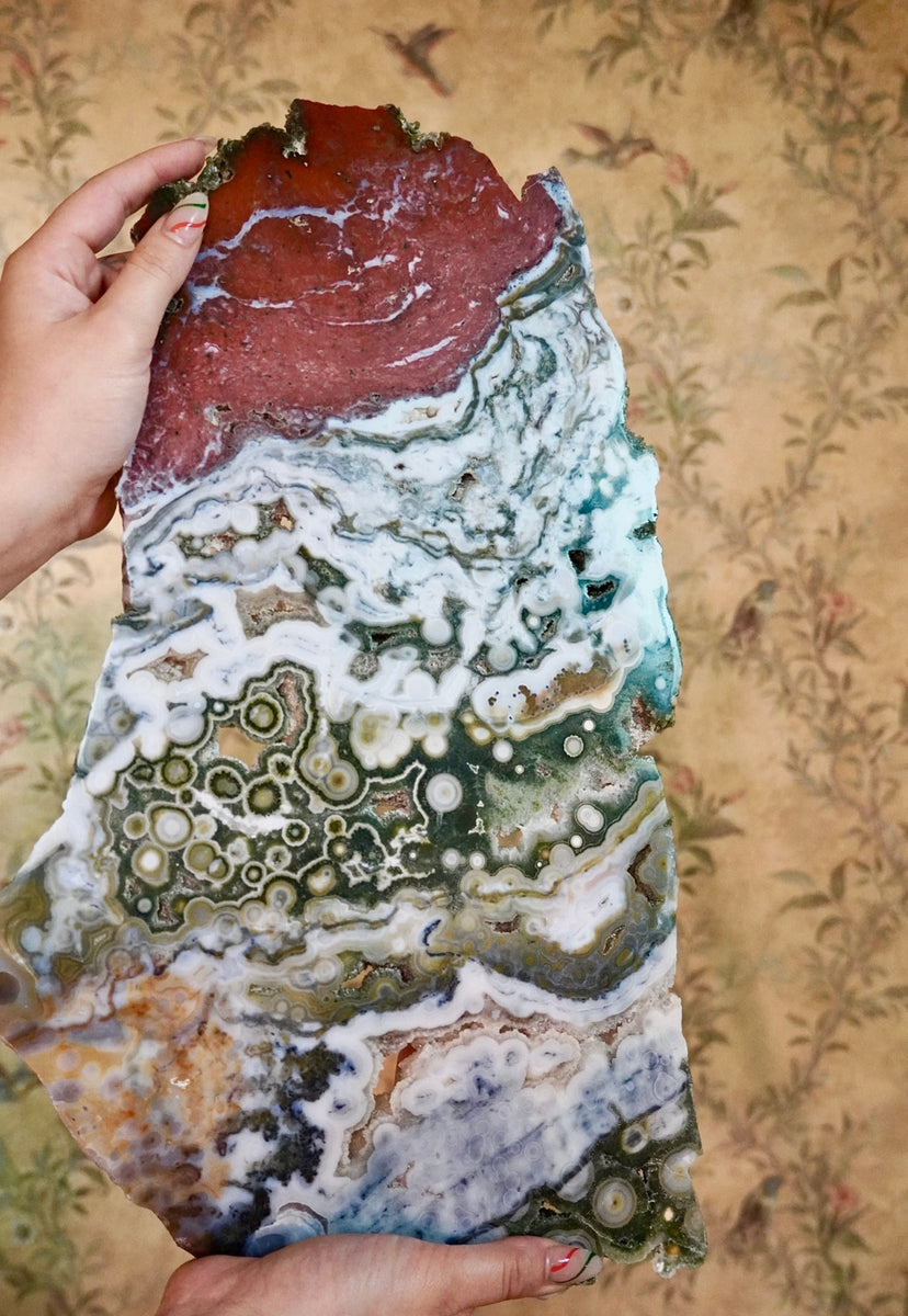 RARE 8th Vein Ocean Jasper X-Large Slab